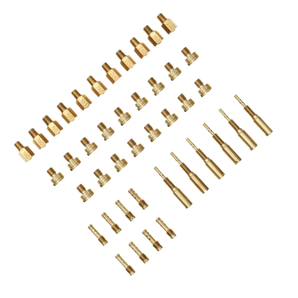For Mikuni VM28 VM4 VM22 Jet Kit 42 Pieces Main and Jets for Carburetor Tuning and Air Fuel Mixture Optimization