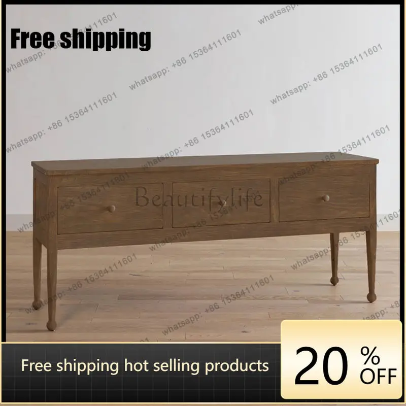 hot  American retro locker ash wood old porch cabinet rackFactory Direct