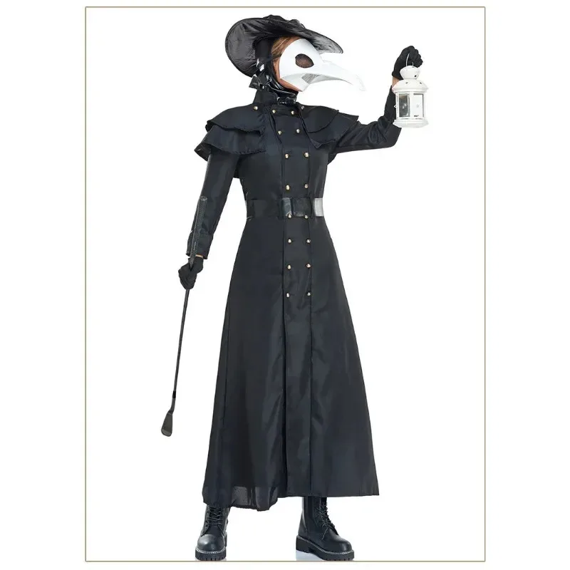 2025 جديد زوجين الطاعون الطبيب الظلام الزنزانة بطل فستان الطيور الفم فتاة العصور الوسطى الشرير نمط زي لعب الأدوار ❤ ❤   $zz