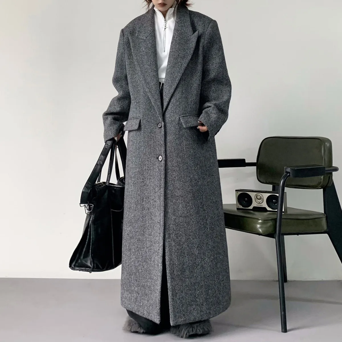 BJTZ 2025 Autumn Winter New High-end British Hepburn Style