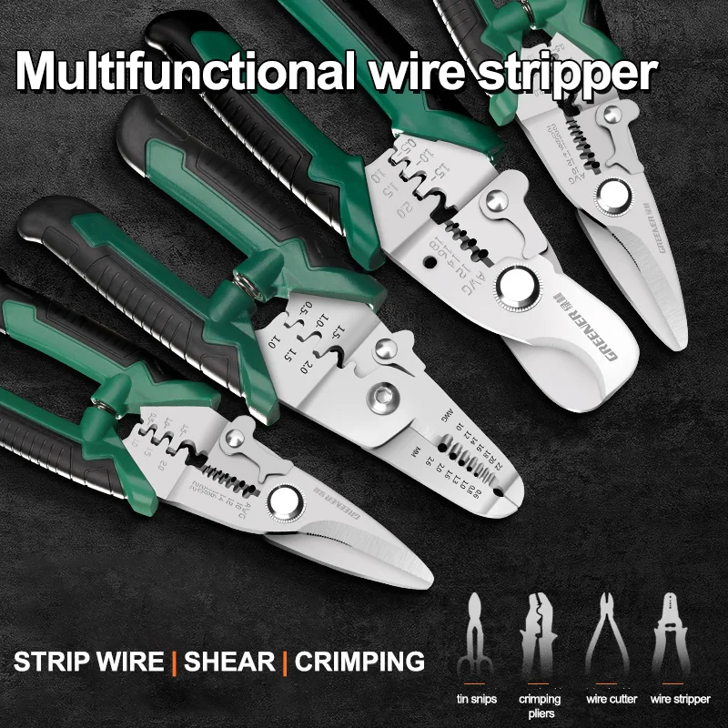 

GREENERY Multifunctional Universal Diagonal Pliers Needle Nose Pliers Hardware Tools Universal Wire Cutters Electrician Repair
