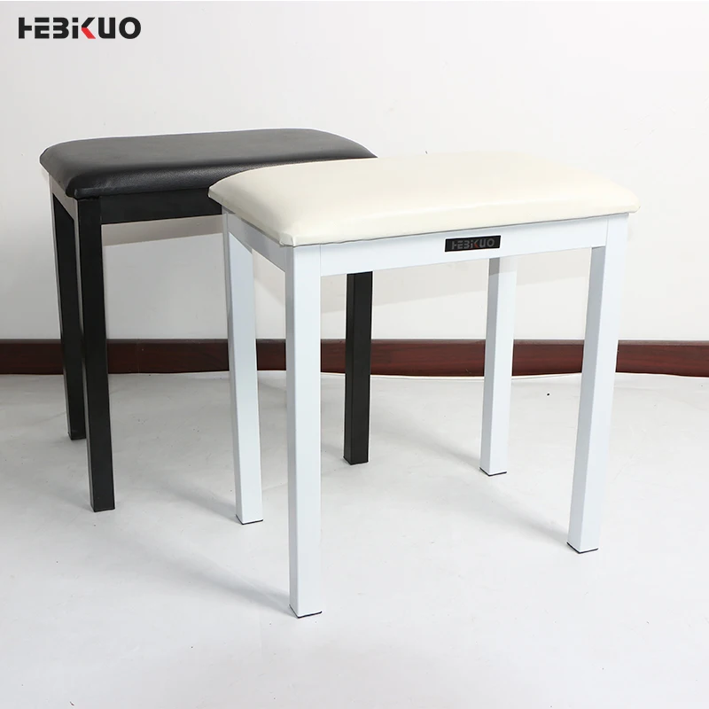 Hebikuo Q-90H Black White Professional Comfortable Modern Piano Stool Bench Piano Chair