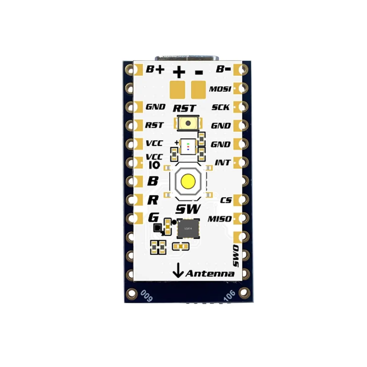 SWXF Chrysalis ProMicro Module ProMicro NRF52840 + (LSM6DSV + QMC6309 ) Module for SlimeVR Tracker and Smol Slime Tracker