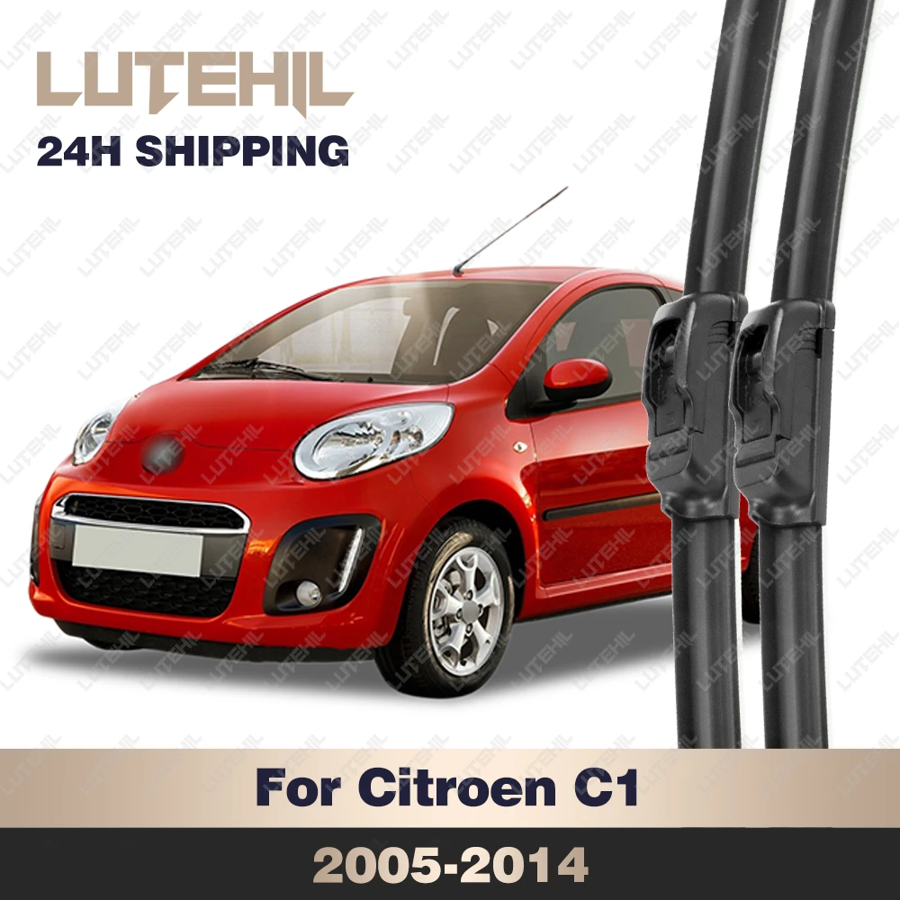 

For Citroen C1 MK1 2005-2014 2006 2007 2008 2009 2010 2011 Wiper Front Wiper Blades Windshield Windscreen Window Brush 26"+26"