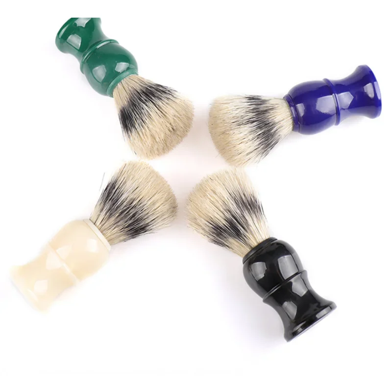 Boar Bristle Men's Shaving Brush Barber Salon Men Facial Beard Cleaning Appliance Shave Tool Razor Brush Men Supplies Barbershop