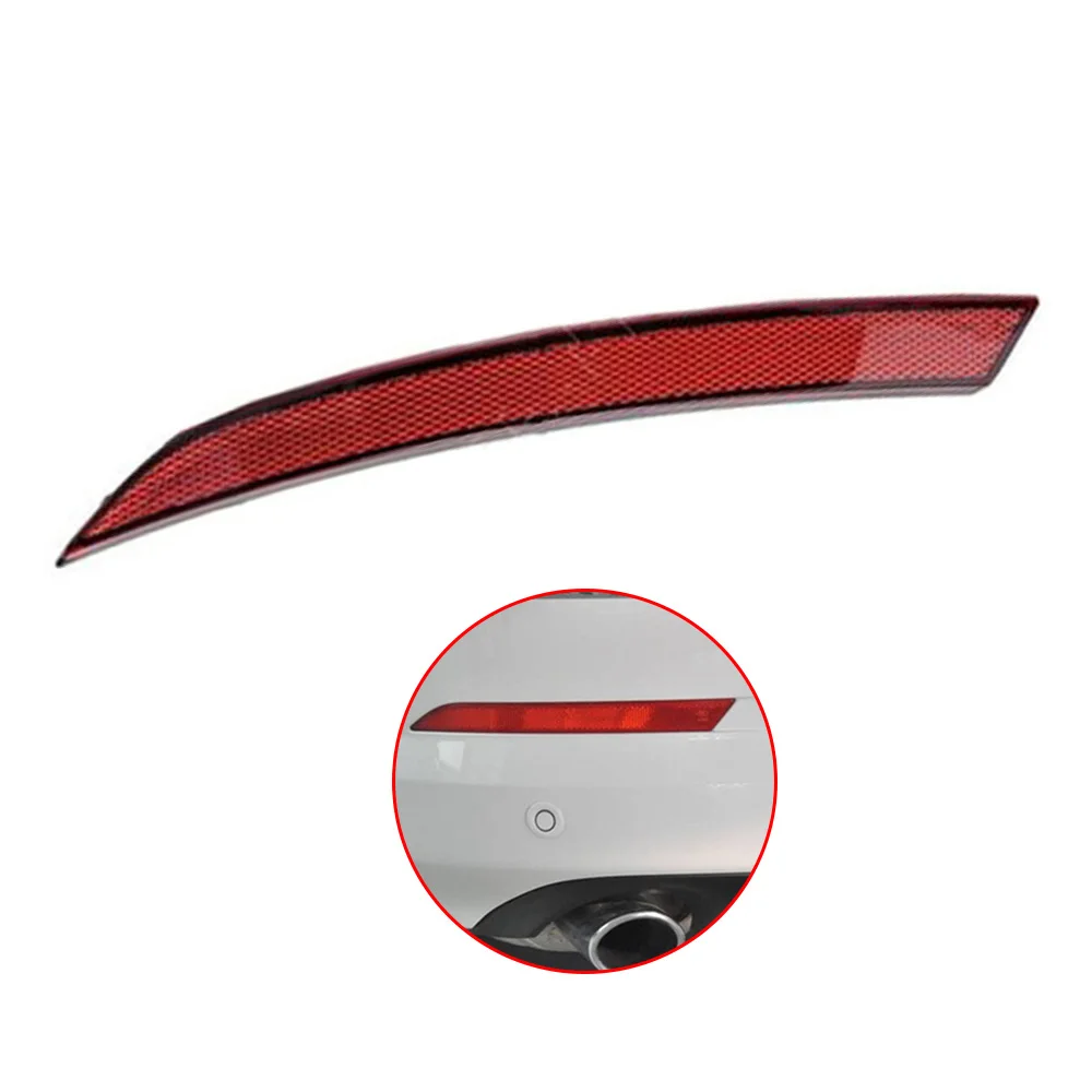 Car Rear Bumper Red Reflective Warning Signal Reflective Strip For VW Passat CC 2008 2009 2010 2011 2012 3C8945105B 3C8945106B