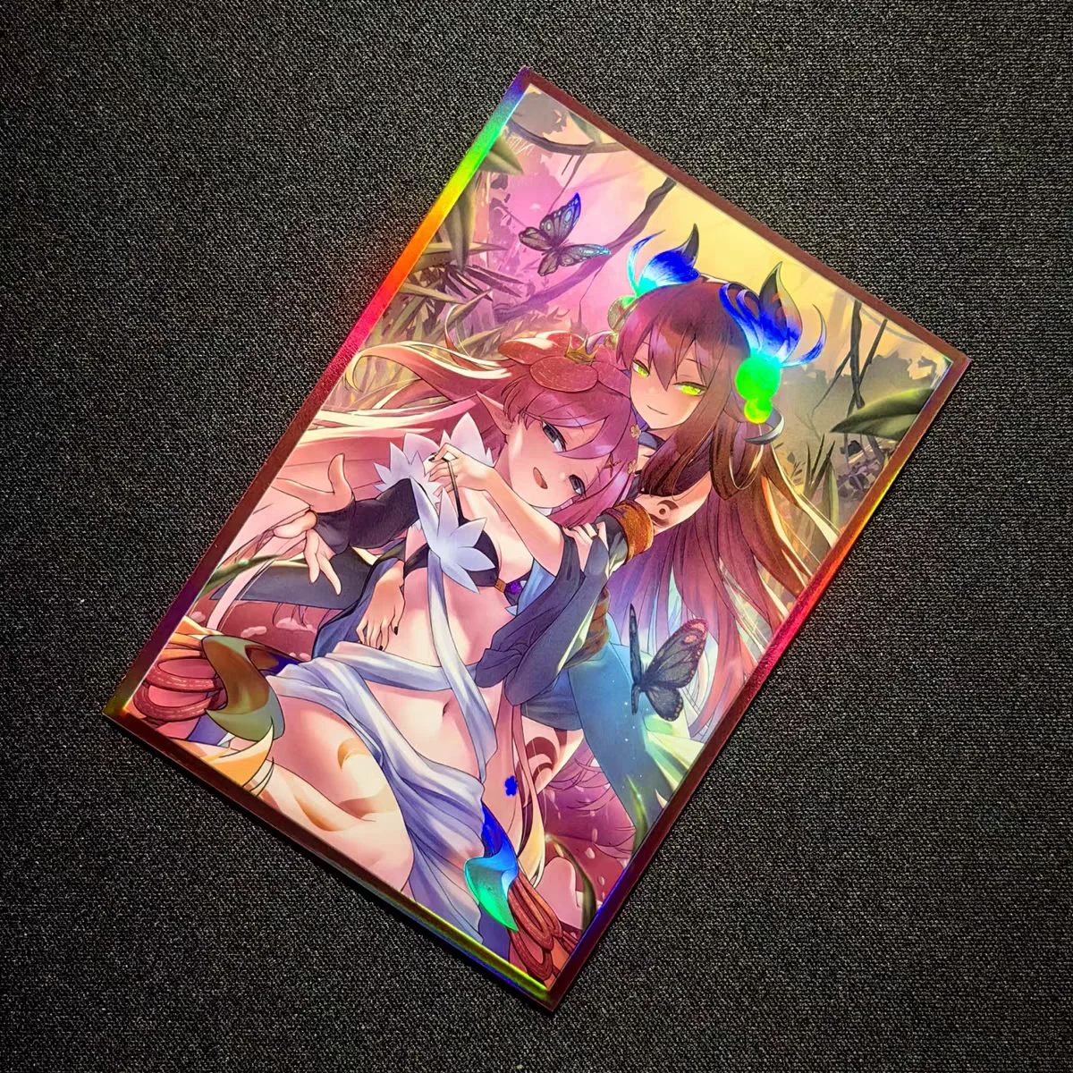 50PCS 63X90Mm YGO Anime Kaart Mouwen Kleur Flash Card Beschermhoes Anime Kaarten Gift Speelgoed