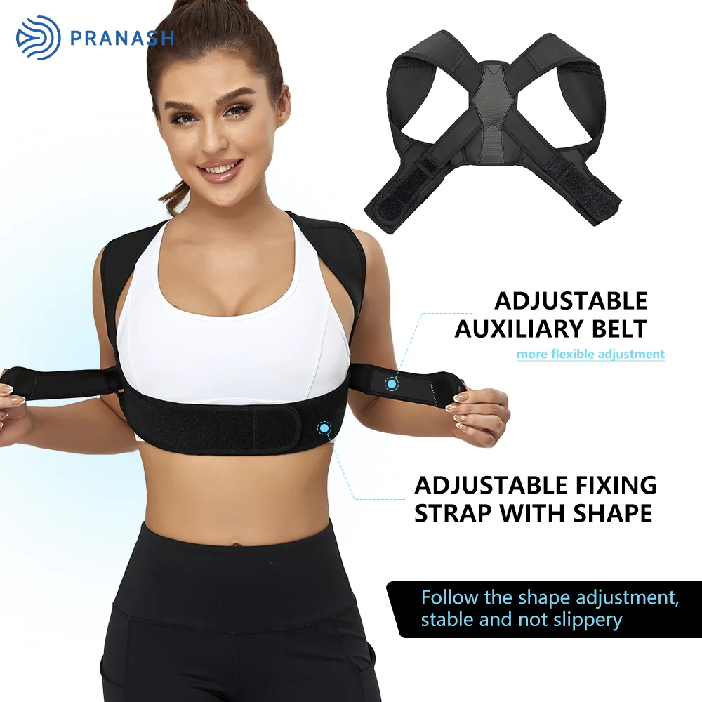 Adjustable Posture Corrector Back Support Shoulder Back Brace Posture Correction Spine Postural Corrector Health Fixer Tape