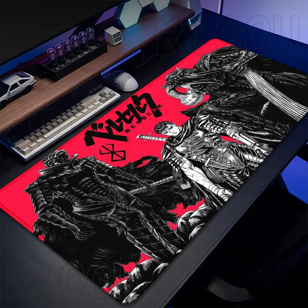 

40X90CM XXL коврик для мыши аниме Berserk Gamer клавиатура колпачок для клавиш коврики для мыши большой резиновый игровой меч berserk аксессуары для ПК настольные коврики