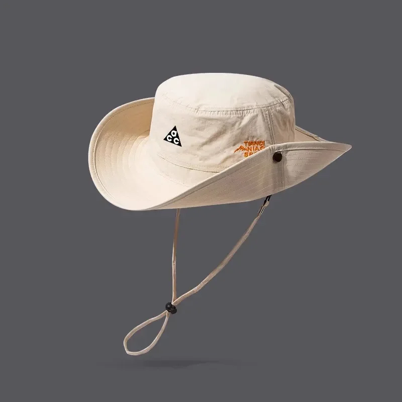 

ACG MOUULEPON Anti-sweat Sunscreen Hat Sunshade Men and Women Outdoor Fisherman Hat Mountaineering Fishing Sun Hat Golf Cap