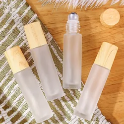 10 Stks/partij 5ml10ml Roll Op Fles Dikke Mat Glas Parfum Fles Doterra Hervulbare Lege Roller Essentiële Oliën Flesjes