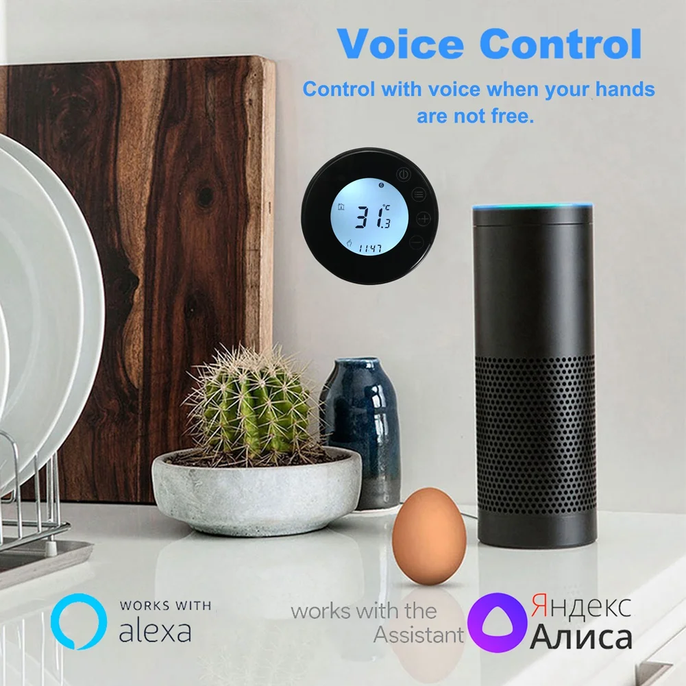 AA60-Wi-Fi Интеллектуальный термостат Smart Tuya Wi-Fi Контроллер температуры Приложение Управление температурой