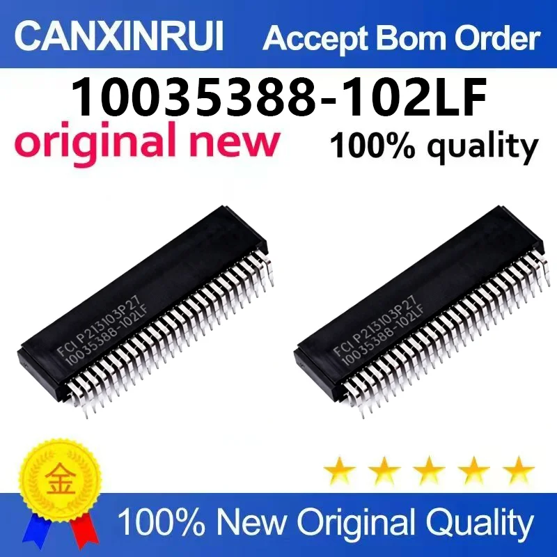 (5pcs-100pcs)Brand new original 10035388-102LF power supply 7A female socket 50P bent plug 90 degree spacing 2.54mm