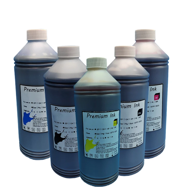 

1 Set 1000ML Premium Water-based Dye Refill ink for Canon PGI-880 CLI-881 PIXMA TS708 TS6180 TS6280 TR8580 Printer