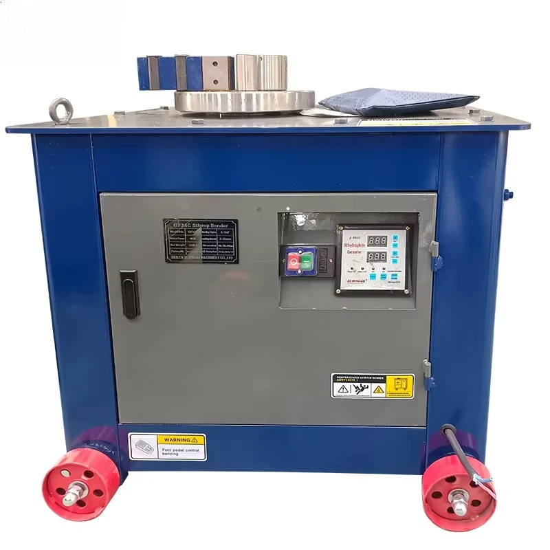 Electric CNC Hoop Bending Machine Automatic For Aluminum Stainless Steel & Carbon Rebar Circular Stirrups Making Machine