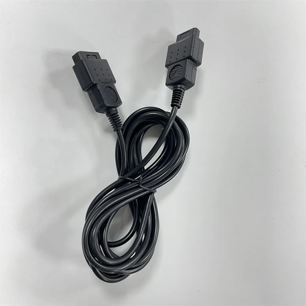 200pcs 1.8M Extension Cable For Sega Saturn Controller Black