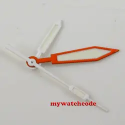 PLOPROF SUPER LUME ORANGE watch hand fit miyota 8215 NH35 NH36 2824 2836