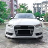フロントバンパースポイラー下唇ブレードスプリッタープロテクターアウディ A3 S3 8V フェイスリフト前 2013-2016 TDI TFSI サルーン外部修理された 3