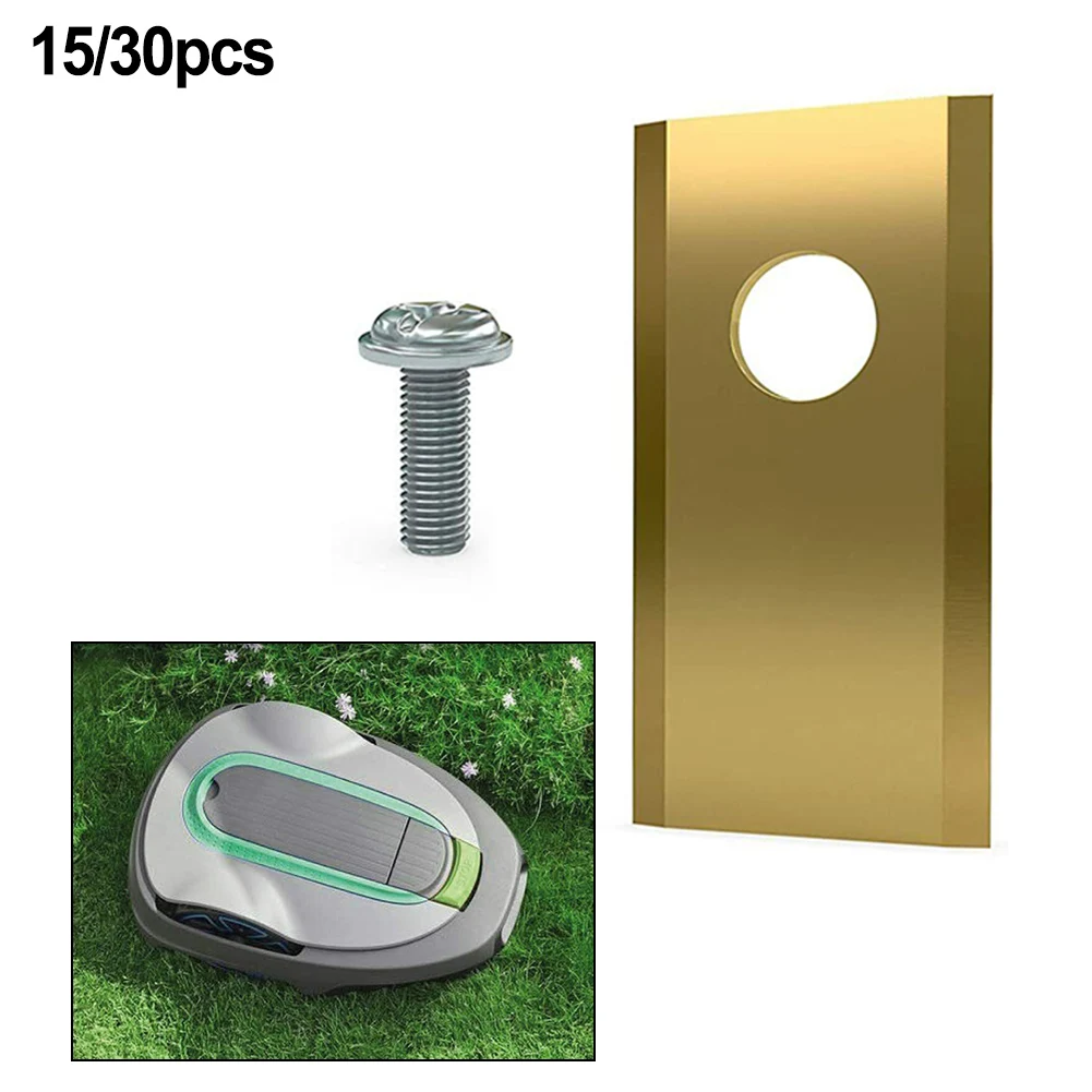 Imagem -06 - Golden Lawn Robot Blade Screws Kit Substituição Robótica de Cortadores de Relva Jardim Peças de Ferramentas Elétricas 18 Pcs 30 Pcs