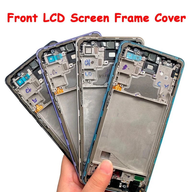 

Front Housing LCD Display Frame For Samsung A04s A14 A22 4G A03S A12 A34 A04E A03 Core Housing Middle Frame Bezel Plate Cover
