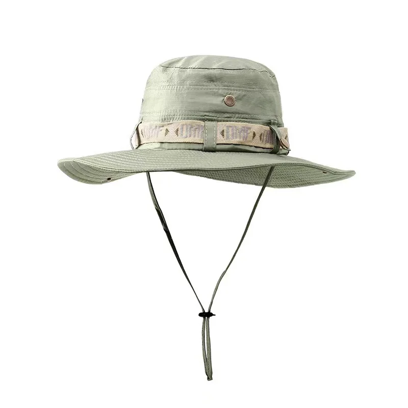 

Waterproof Bucket Hat Summer Men Women Boonie Hat Outdoor UV Protection Wide Brim Panama Safari Hunting Hiking Fishing Sun Hat