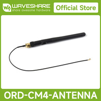 Waveshare Compatible Antenna For Raspberry Pi Compute Module 4, Supports 2.4G/5G WiFi Frequency Band
