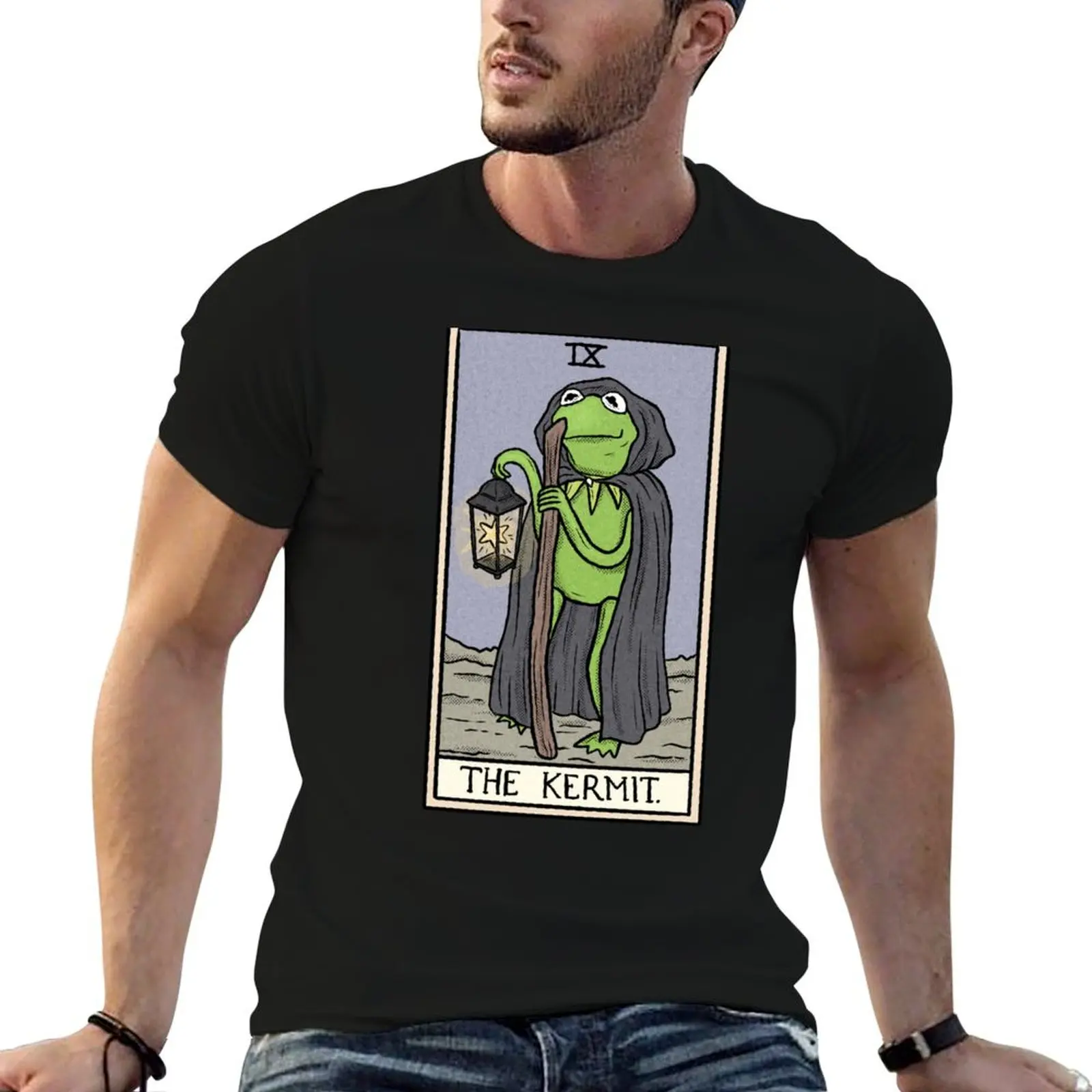 The Kermit Tarot T-Shirt funny t shirts cotton g man t shirts for men man t shirt designer T-Shirt