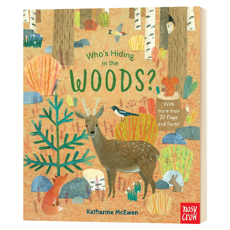 

Who's Hiding in the Woods, Children's books aged 3 4 5 6, English picture book, 9781536208207