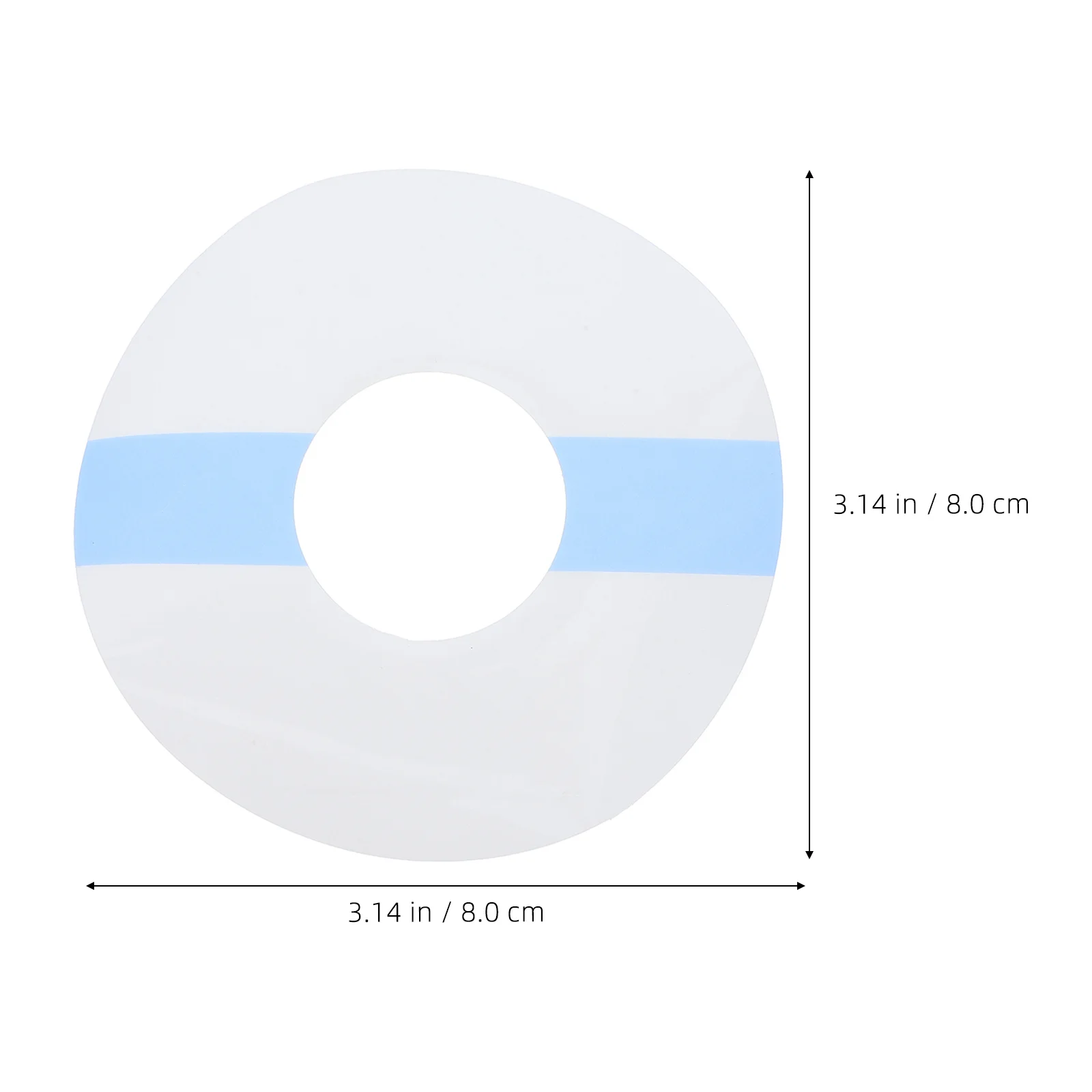 50Pcs Round Sensor Fixing Patches Invisible High Adhesion Non-Slip Waterproof Sports Sensor Covers Adhesive Protection Stickers