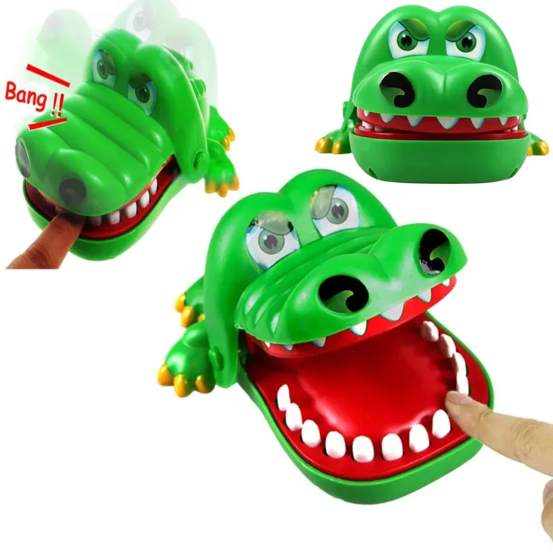 Thrilling Crocodile Toy for Biting Hands Parent Child Interaction Fun Family prank Toy Desktop Game Adult Stress Relief Toy