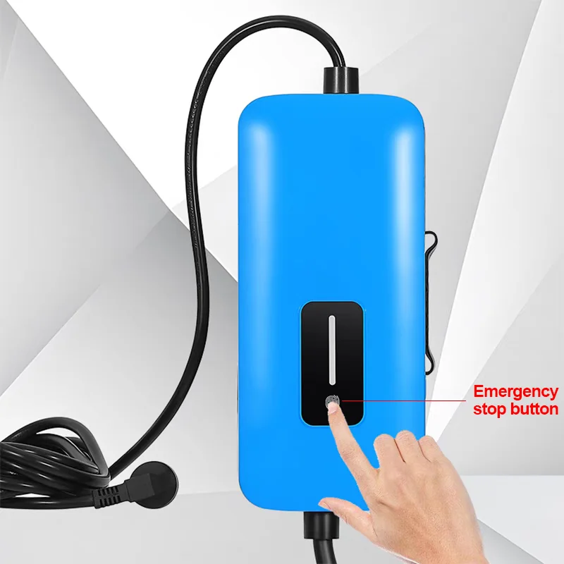 ISIGMA The 220V 16A  single-phase GB nine-hole portable 3.5kw DC charging station is suitable for all GBT DC fast charging