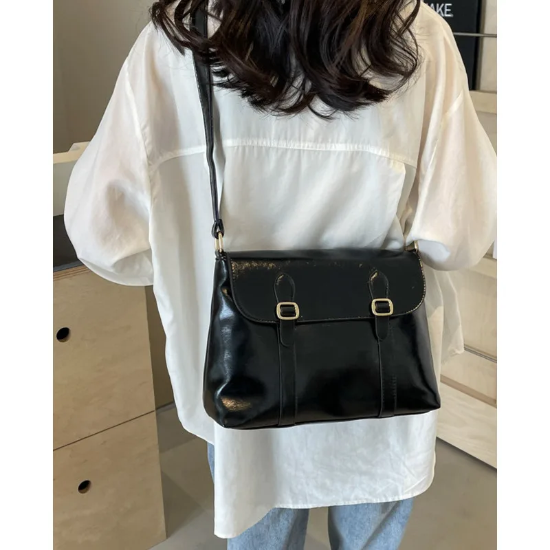 New One Shoulder Texture Bag Trendy Versatile Crossbody Handbags For Women Casual High-Quality Messenger Luxury Multicolored Y2k