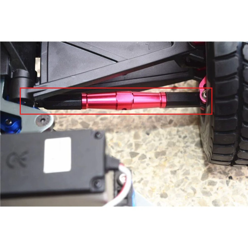 RC Upgrade Parts Metal Front Steering Turnbuckle Tie Rod for LOSI SUPER BAJA REY 1/6 custom size Replacement Spare Accessory