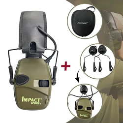 Impact Sport Electronic Shooting paraorecchie staffa auricolare Anti-rumore protezione per le orecchie amplificazione del suono Tactical H Ear Protector