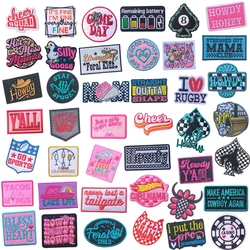 2-Emblem Clothing Accessories Badge Sticker Embroidered Embroidery Sticker Iron-on Patches