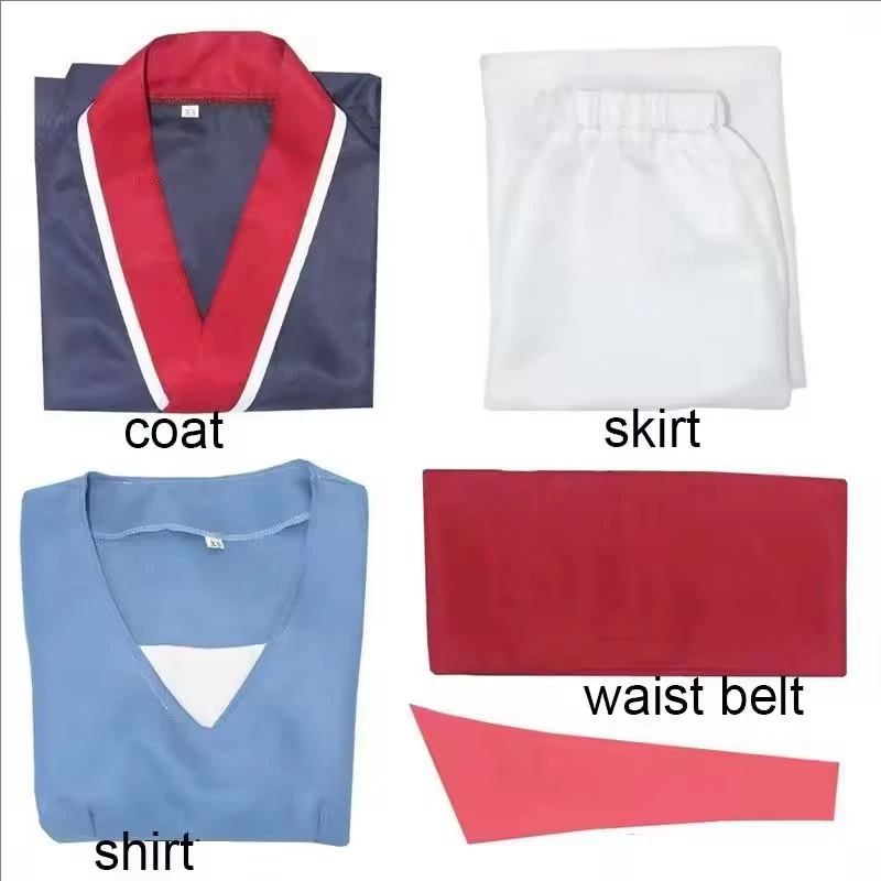 أزياء مولان التأثيرية للنساء فستان الأميرة مو لان زي البطلة الصينية هانفو لاستبدال الأب العسكري هوا مولان للهالوين #5