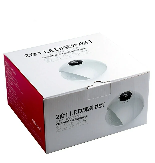 Profesjonalna lampa UV LED do suszenia paznokci do drukarki żelowych paznokci Polski salon manicure Utwardzająca lampa UV do paznokci 48W Elektryczny plastik