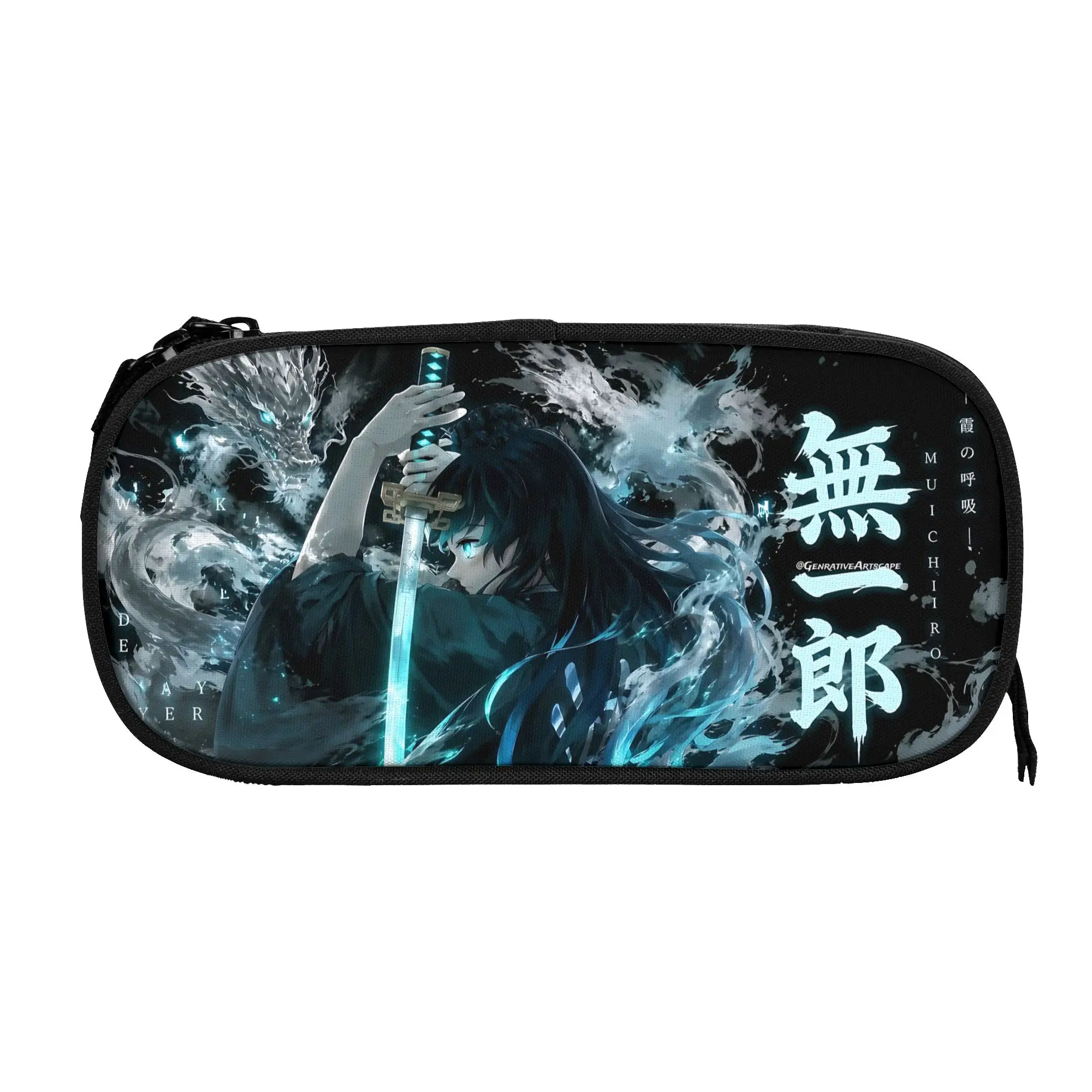 Custom Demon Slayer Large Capacity Bags for Child  Handheld Study Bag for Boys Gilrs Kids
