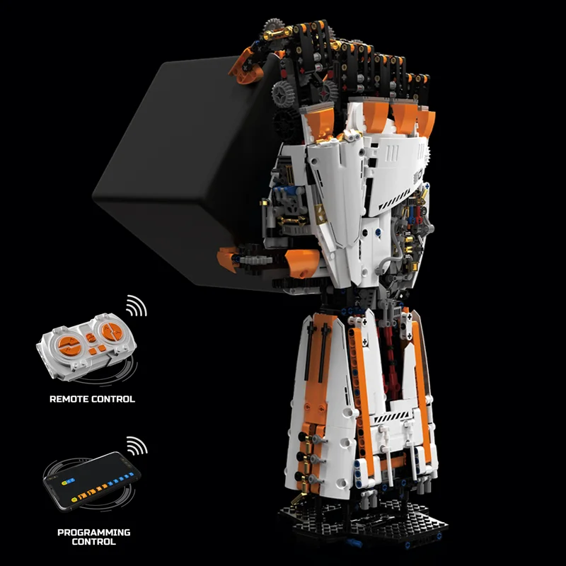 ชุดตัวต่อแขนหุ่นยนต์ควบคุมระยะไกลแบบเทคนิค MOC 1628 ชิ้น ของเล่นประกอบแบบ DIY สำหรับเด็ก ชุดของขวัญวันเกิด
