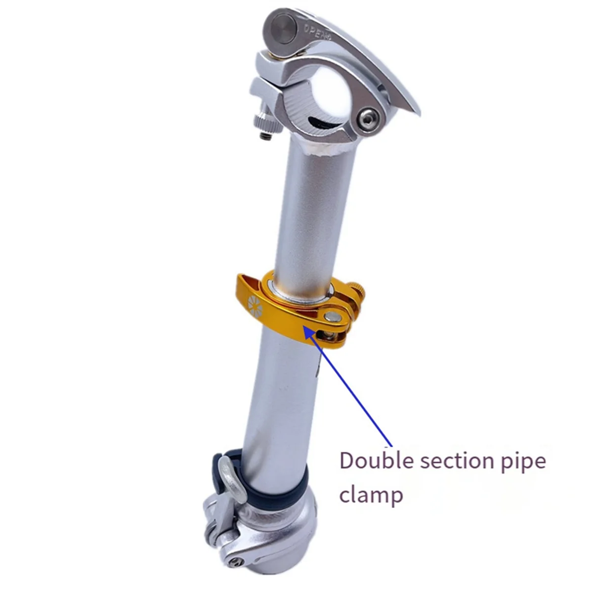 A06R Folding Bike Seatpost Calmp for DAHON FNHON Quick Release Folding Bicycle Seatpost Clamp Red