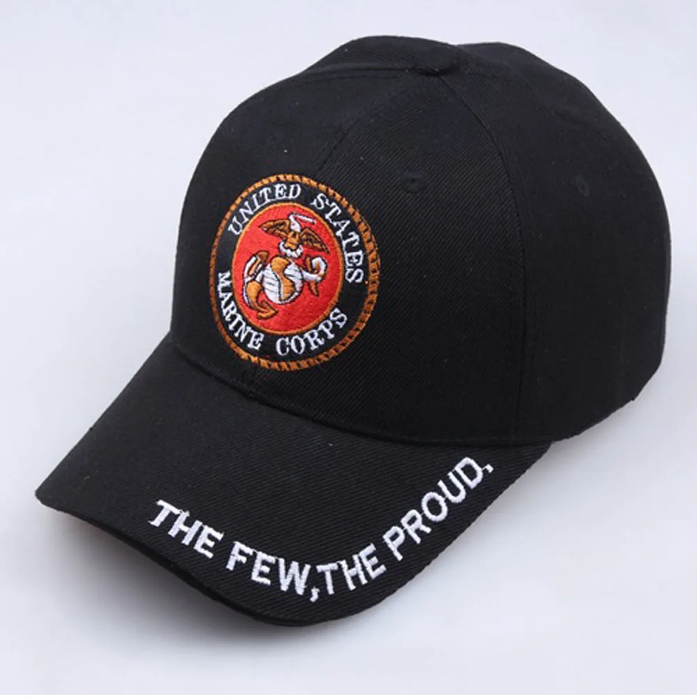 High Quality United States Marine Corps Snapback Tactical Bone Baseball Cap Men Navy Seals Hat For Adult Trucker Caps Hip Hop