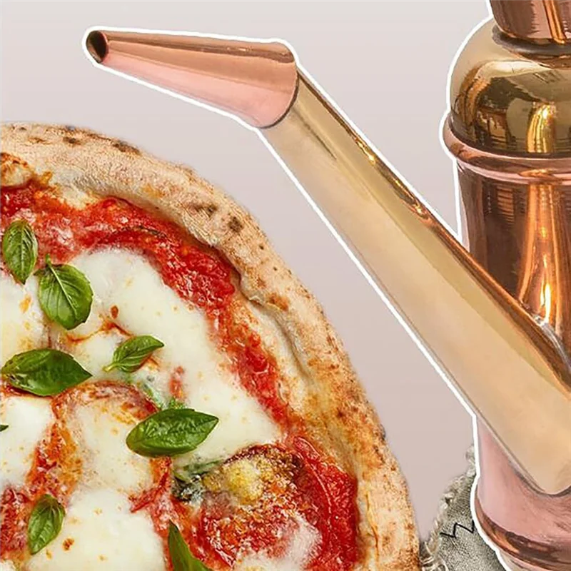 

PORK-Olive Oil Dispenser Bottle, Handmade Copper Oil Pot For Kitchen Restaurant Pizza Shop