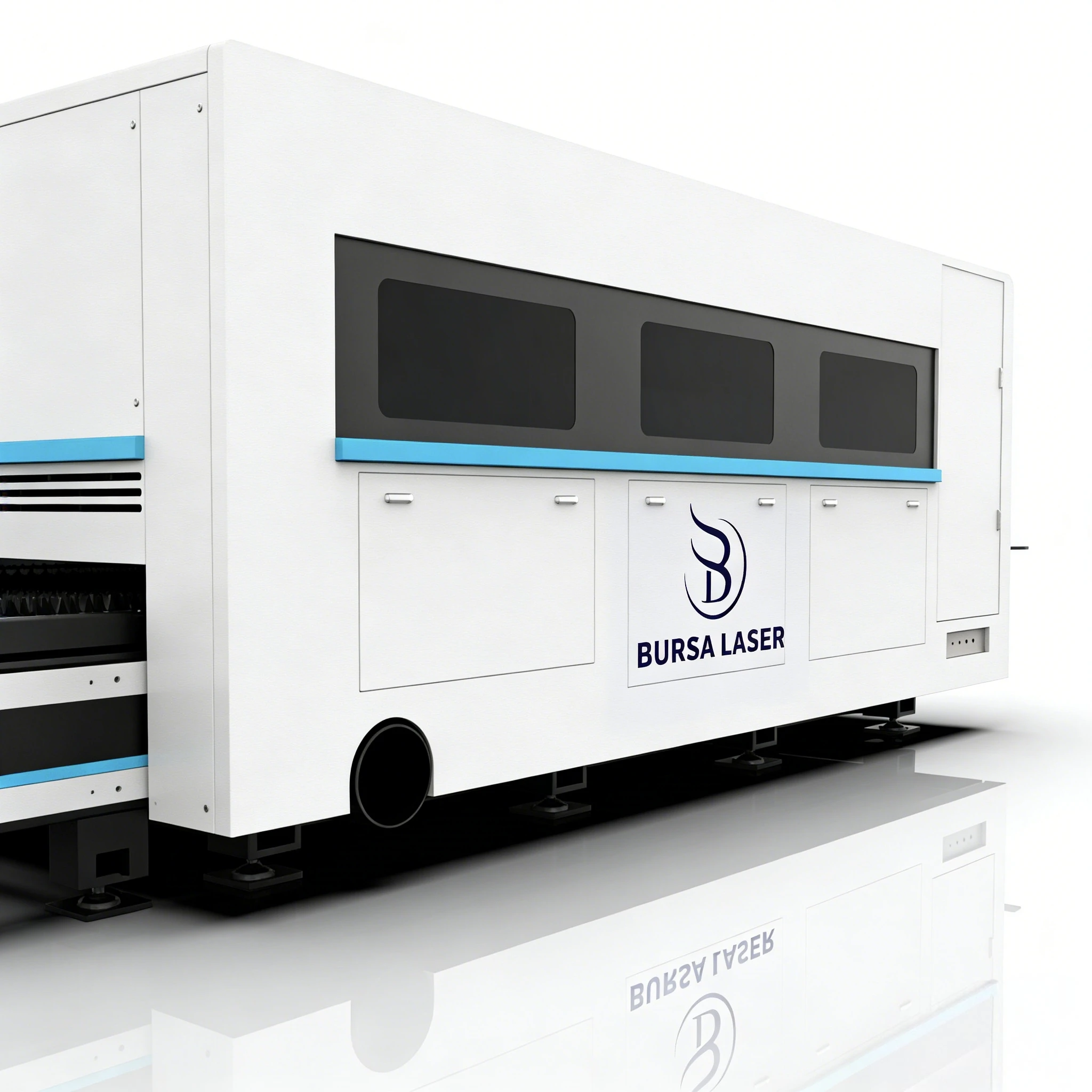 

High-Efficiency Full Enclosure CNC Fiber Laser Cutting Machine with Exchange Table for Metal Sheets