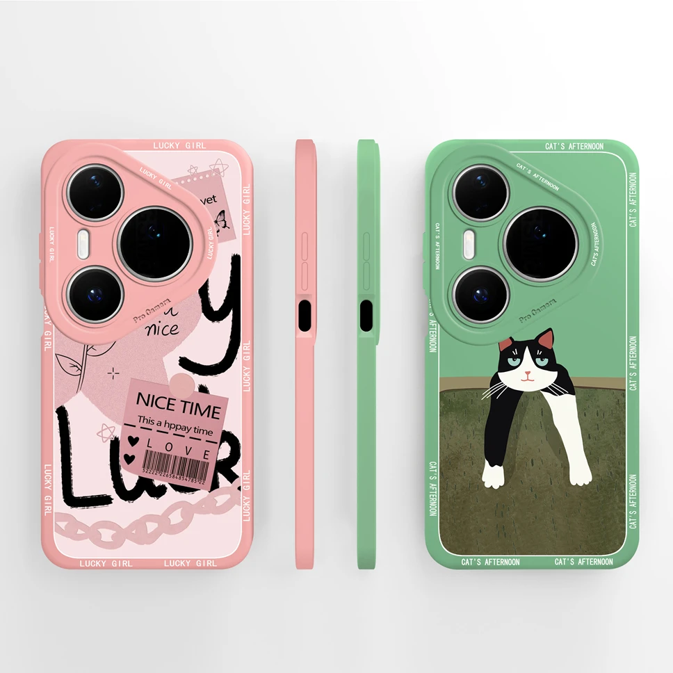 حافظة لهاتف هواوي بورا 80 برو بلس الترا 5G حافظة جميلة لرائد الفضاء ناعمة من السيليكون السائل لهاتف هواوي بورا 80 برو + غلاف ممتص للصدمات #2