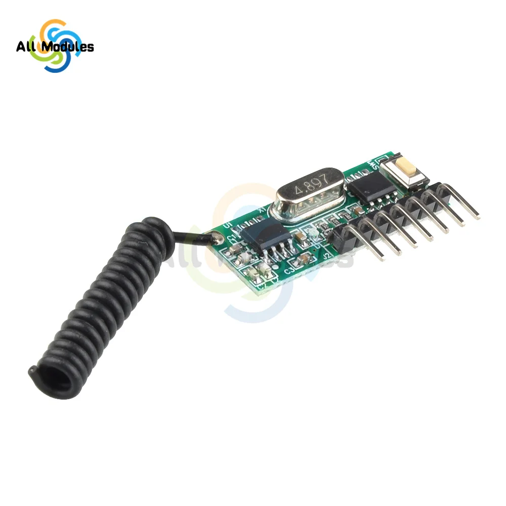 433MHz 315MHz Wireless Remote Control Learning 4-way Universal Decoding Transmitter/receiving Module