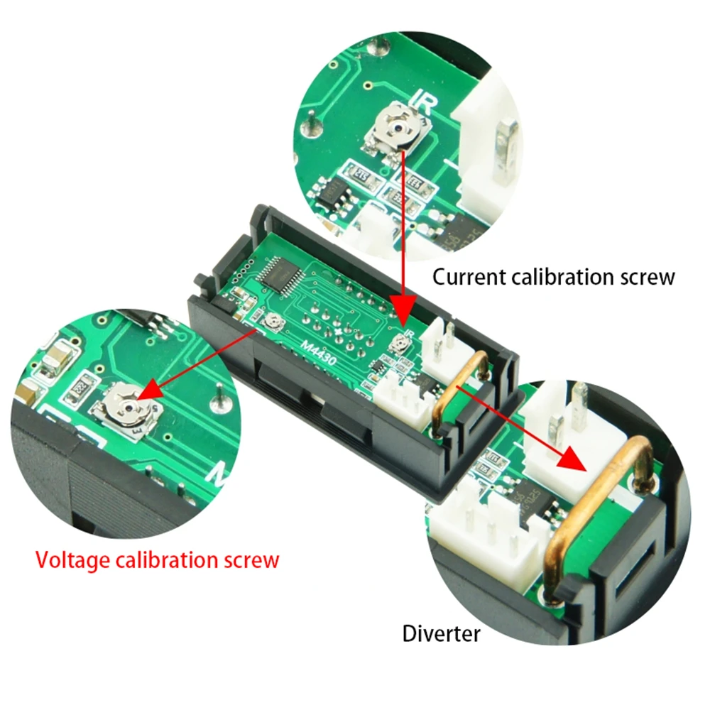 DC 100V 200V 10A Electronic Digital Voltmeter Ammeter 0.28'' LED Display Voltage Regulator Volt AMP Meter Tester