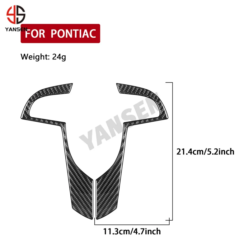 Naklejka na kierownicę samochodową z włókna węglowego do Pontiac G8 2008-2009 i Holden Commodore 2006-2012 Akcesoria samochodowe