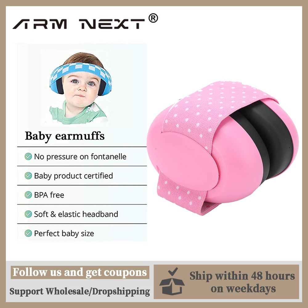 ARM NEXT Infant Earmuffs Children Baby Hearing Protection Safety Earmuffs Noise Reduction Ears Protector for Baby Kids