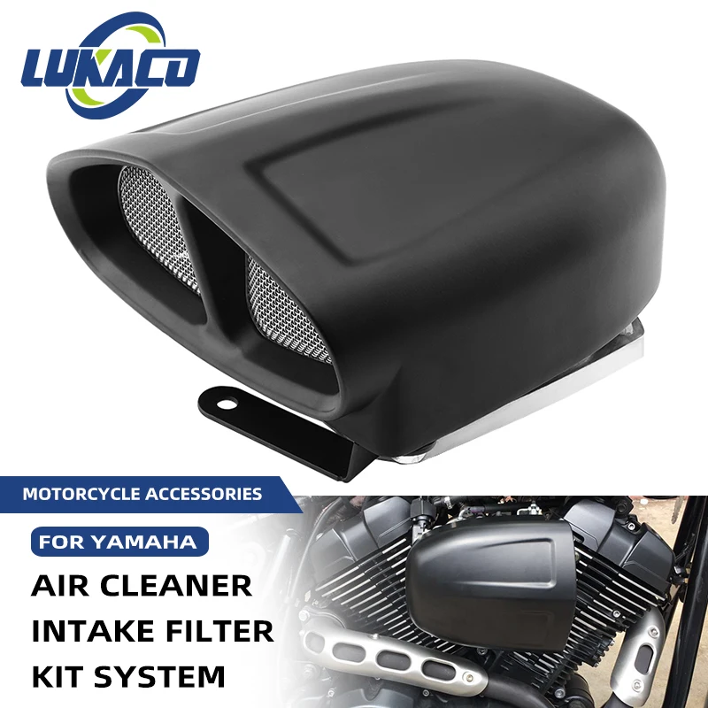 Air Filter Motorcycle Accessories Air Cleaner Intake System Kit Matte Black Fit For Yamaha Bolt XV950 Spec 2013-UP 2014 2015