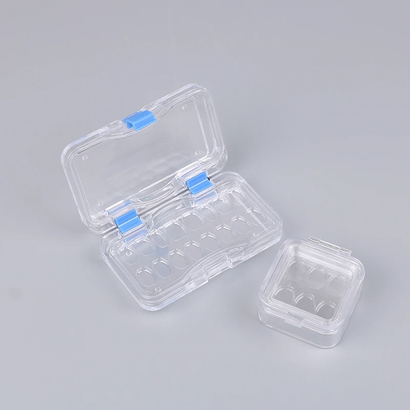 (.) 6/16 Grids Dentistry Tooth Box with Film Denture box Veneers  Materials Aesthetic Dentist for Dental Technician Tools